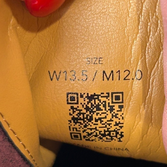 Label Men's Go-To Moc Lace-Up Boot Burgundy/Cloud Cream W/Vibram Size-12 EUC - Picture 9 of 10